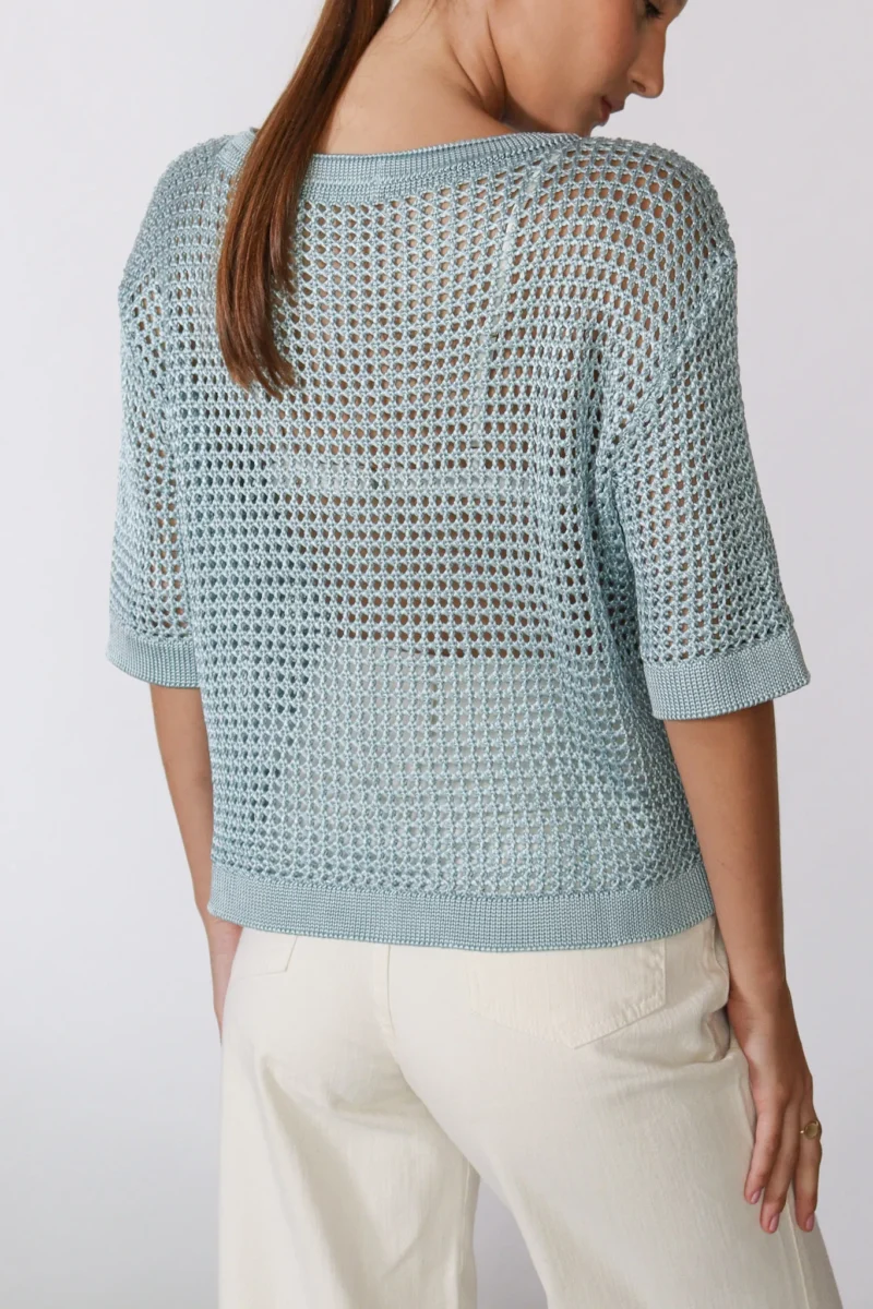 Blusa de tricot Serena Azul