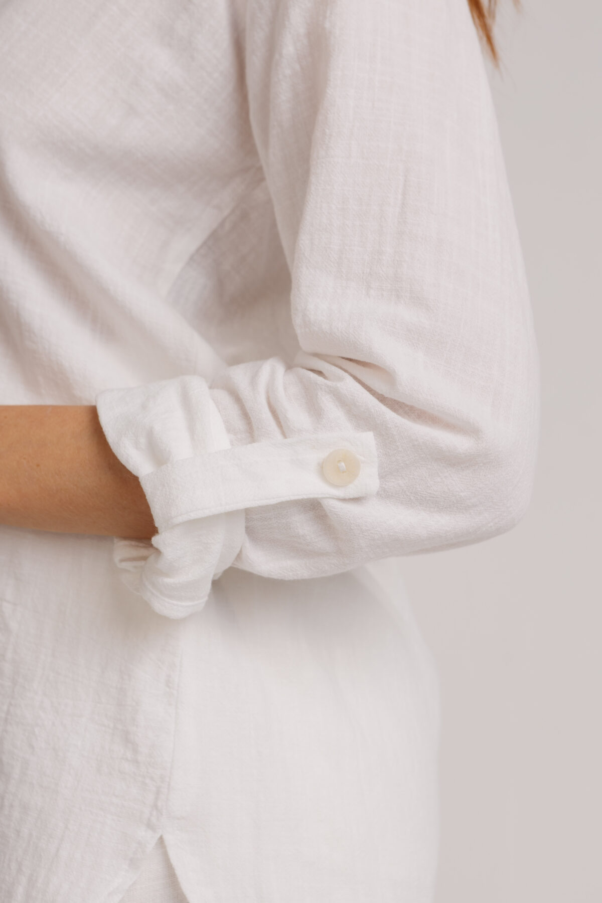 Chemise de Algodão Bela Offwhite - Image 3
