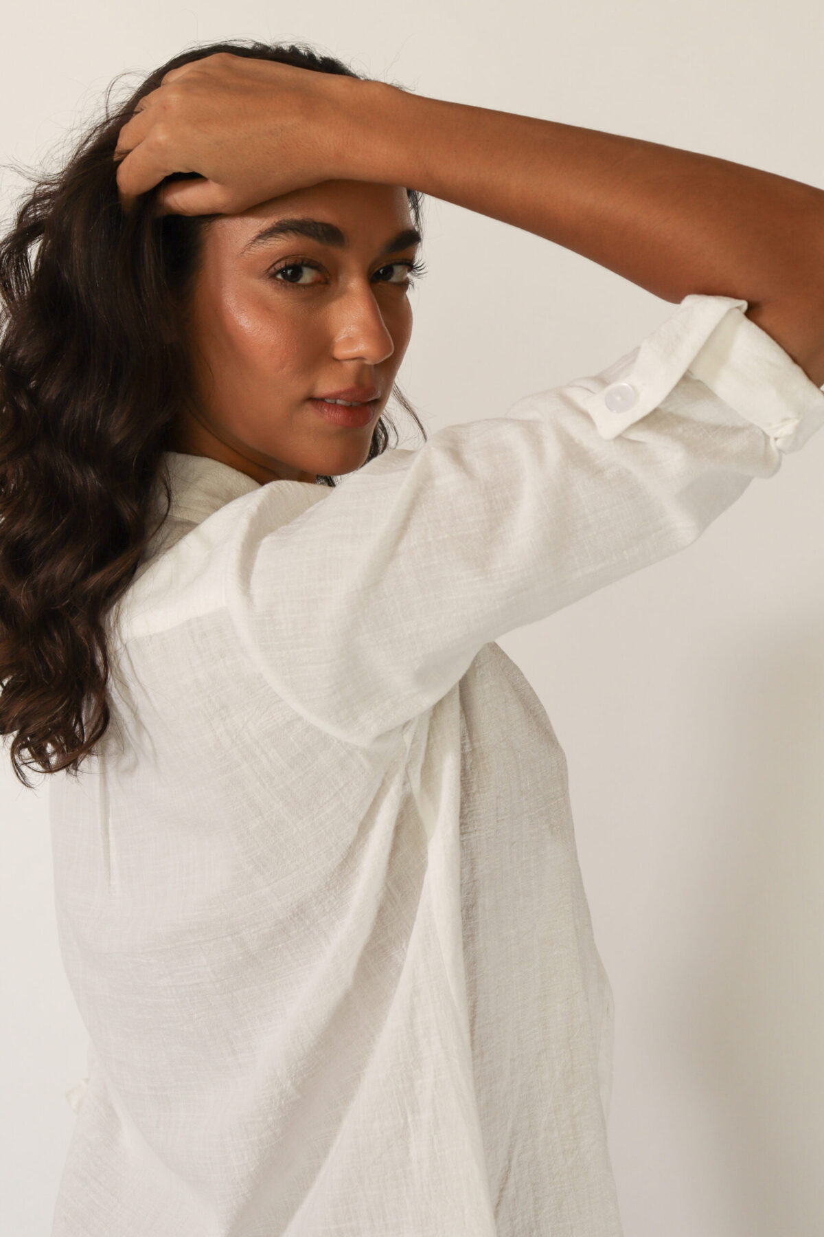 Chemise de Algodão Bela Offwhite - Image 5