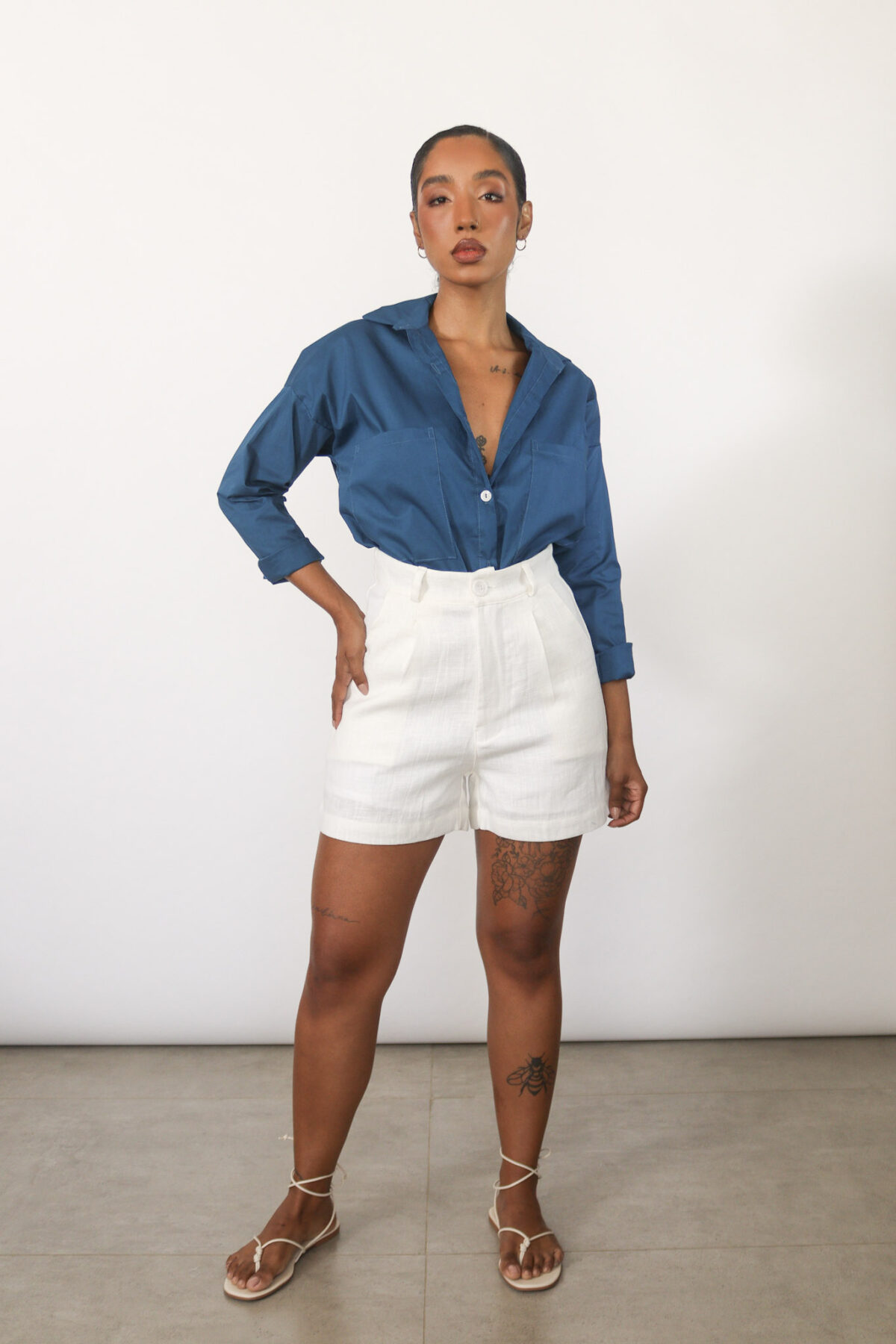 Short Carmélia Offwhite