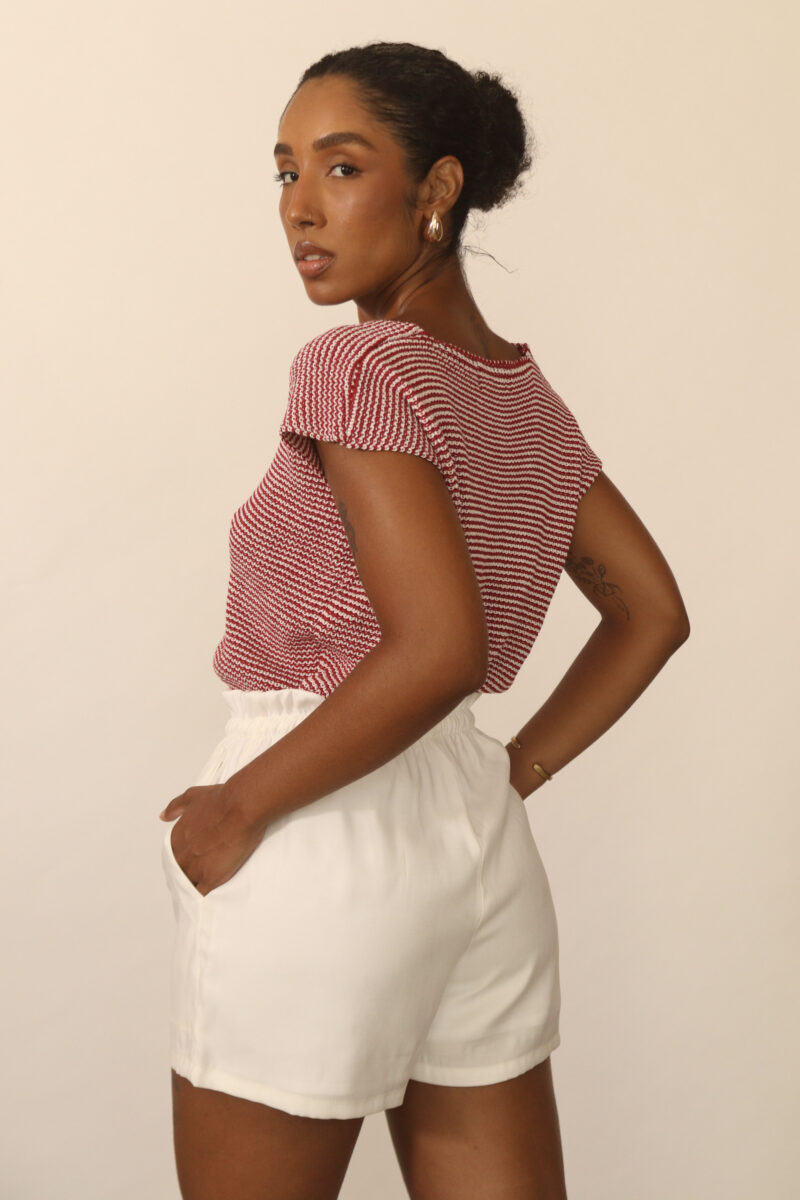 Blusa Caiçara Vermelha