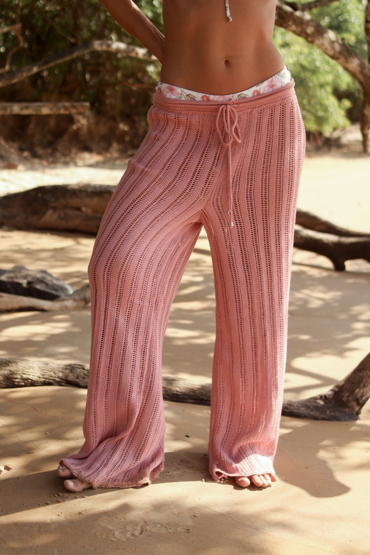 Calça de Tricot Orla Rosa - Image 4