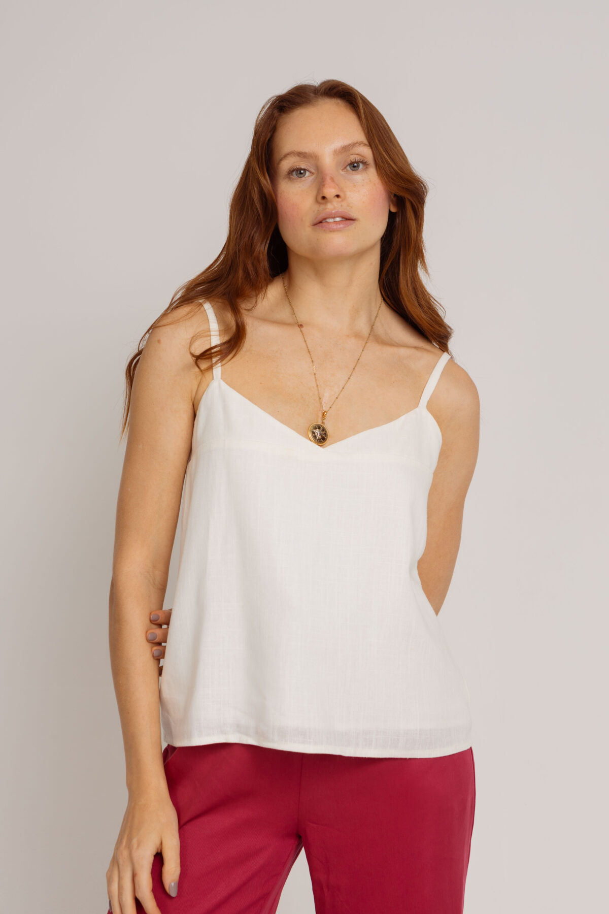 Blusa Transpassada Offwhite